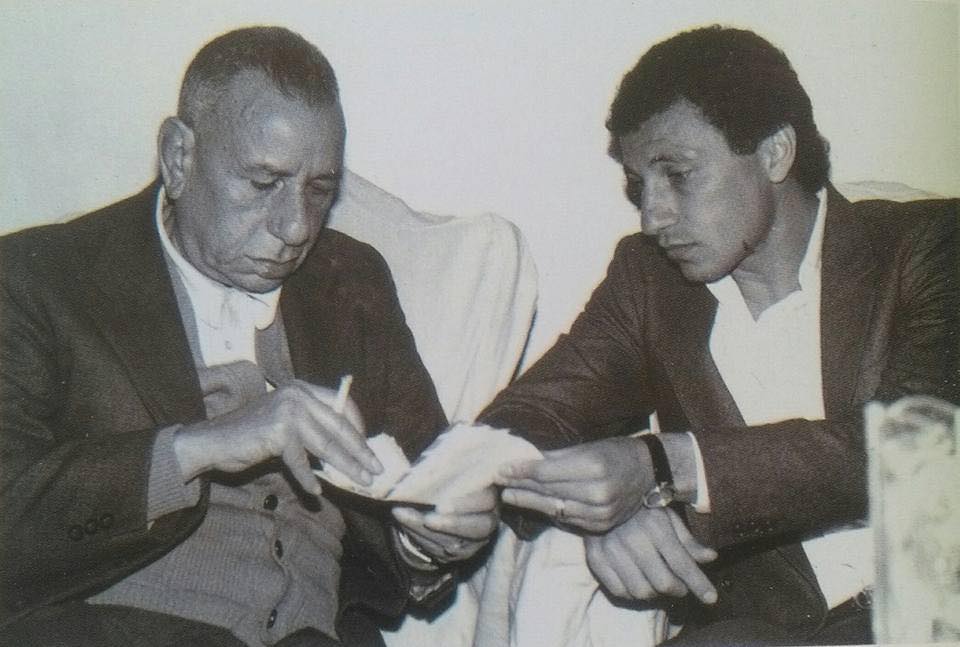 الخطيب ووالدته